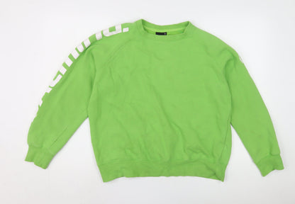 Salming Green Unisex Sweatshirt S with Logo Graphic