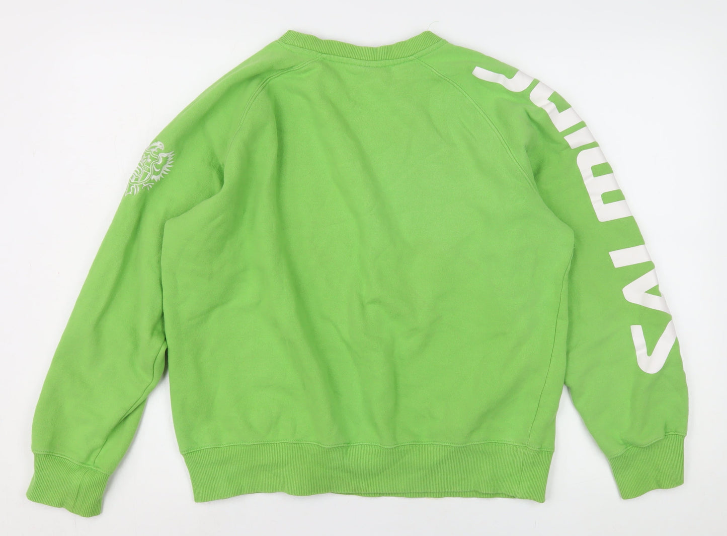 Salming Green Unisex Sweatshirt S with Logo Graphic