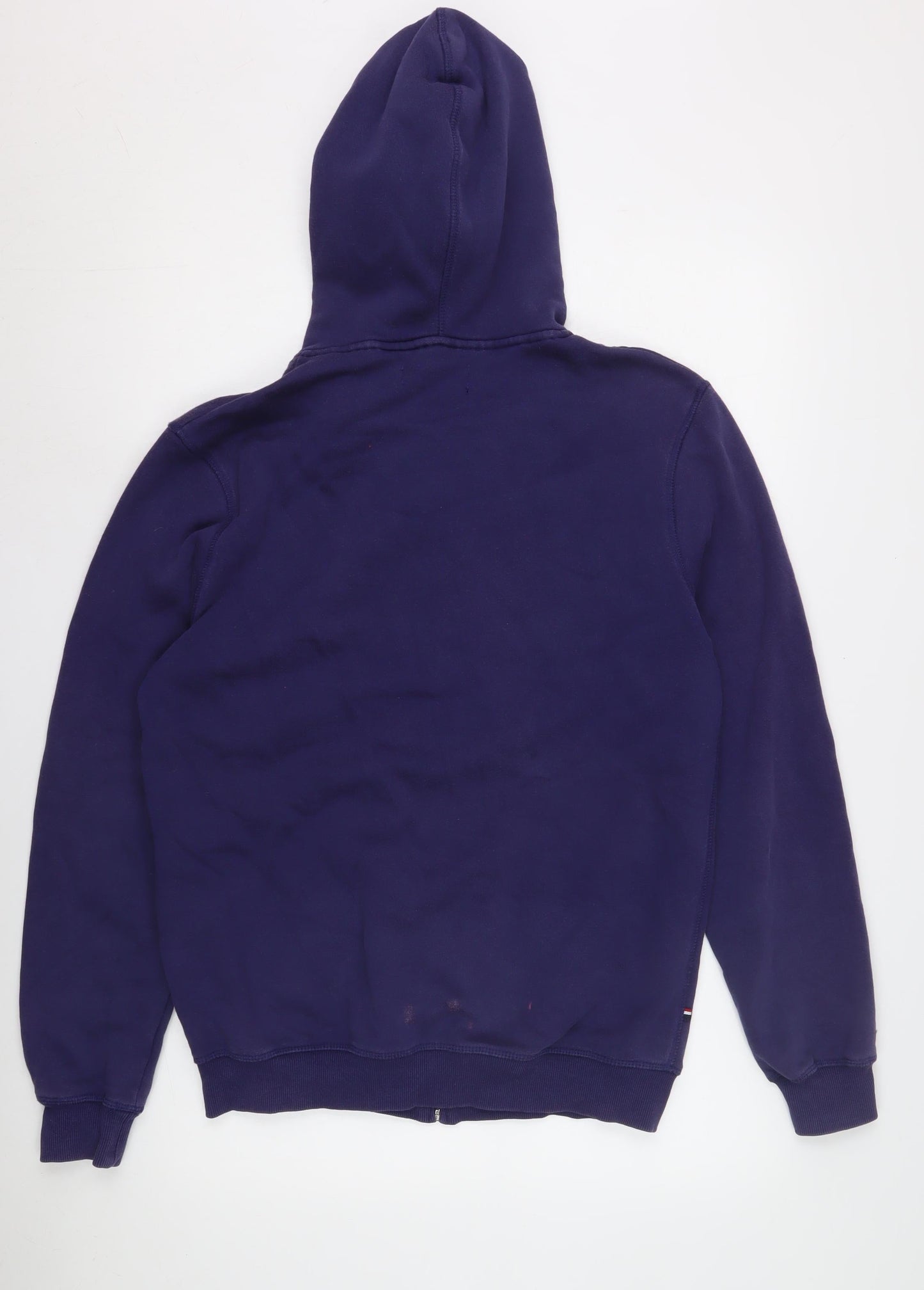 Mens UK Size M U.S. Polo Assn. Purple Full Zip Hoodie