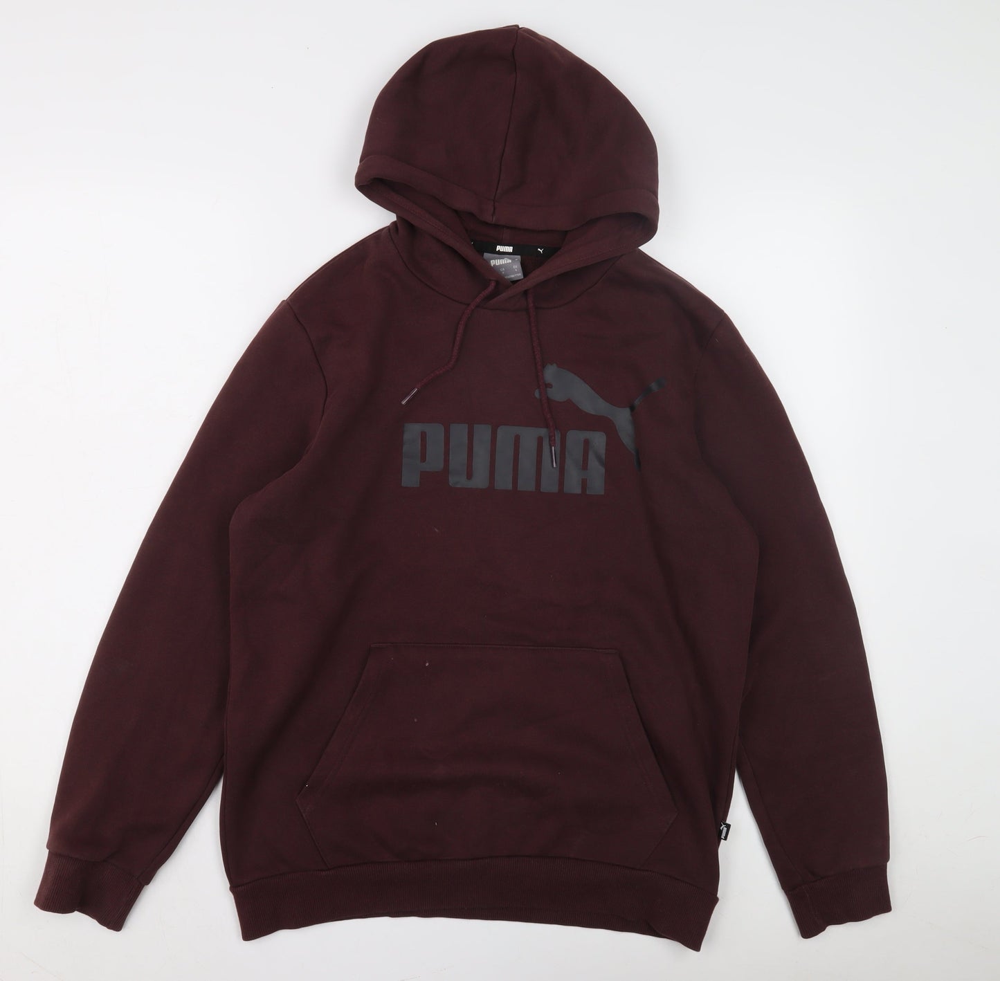 Mens UK Size S PUMA Red Pullover Hoodie