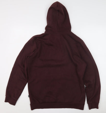 Mens UK Size S PUMA Red Pullover Hoodie