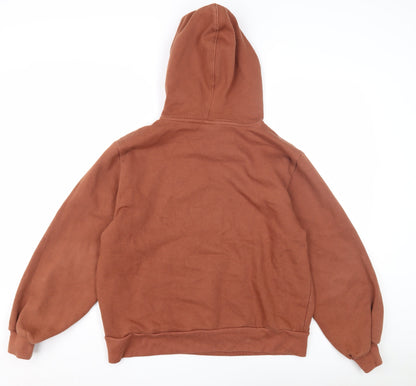 Adidas Women's Brown Pullover Hoodie, Size 6, Casual