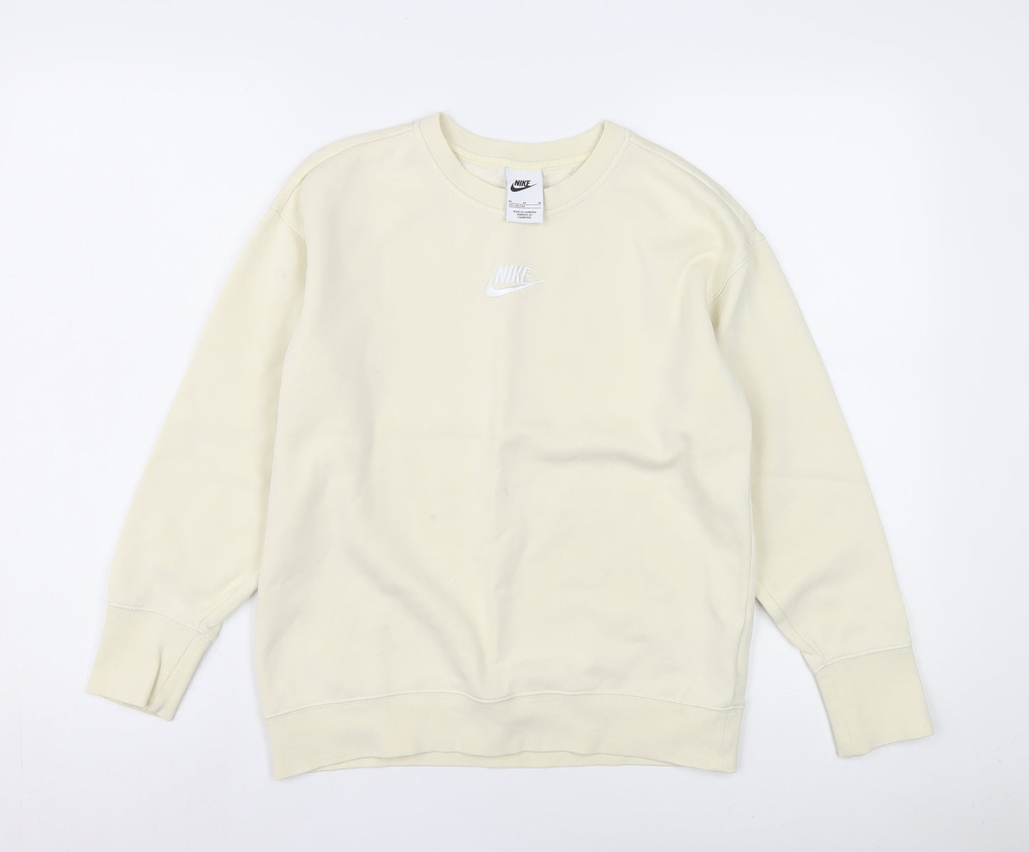 Nike Unisex Ivory M Pullover Sweatshirt Hoodie