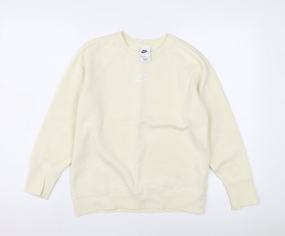 Nike Unisex Ivory M Pullover Sweatshirt Hoodie