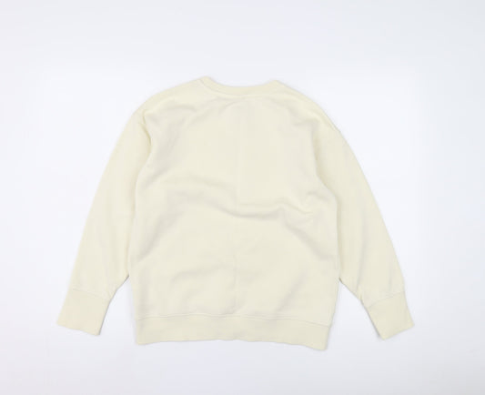 Nike Unisex Ivory M Pullover Sweatshirt Hoodie