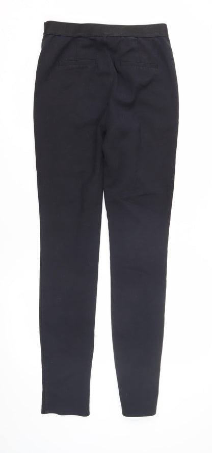 Womens UK Size 8XL NEXT Slim Fit Skinny Black Trousers