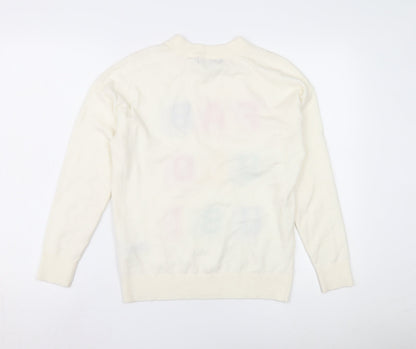 Marks and Spencer Women's Ivory Pullover Jumper, S