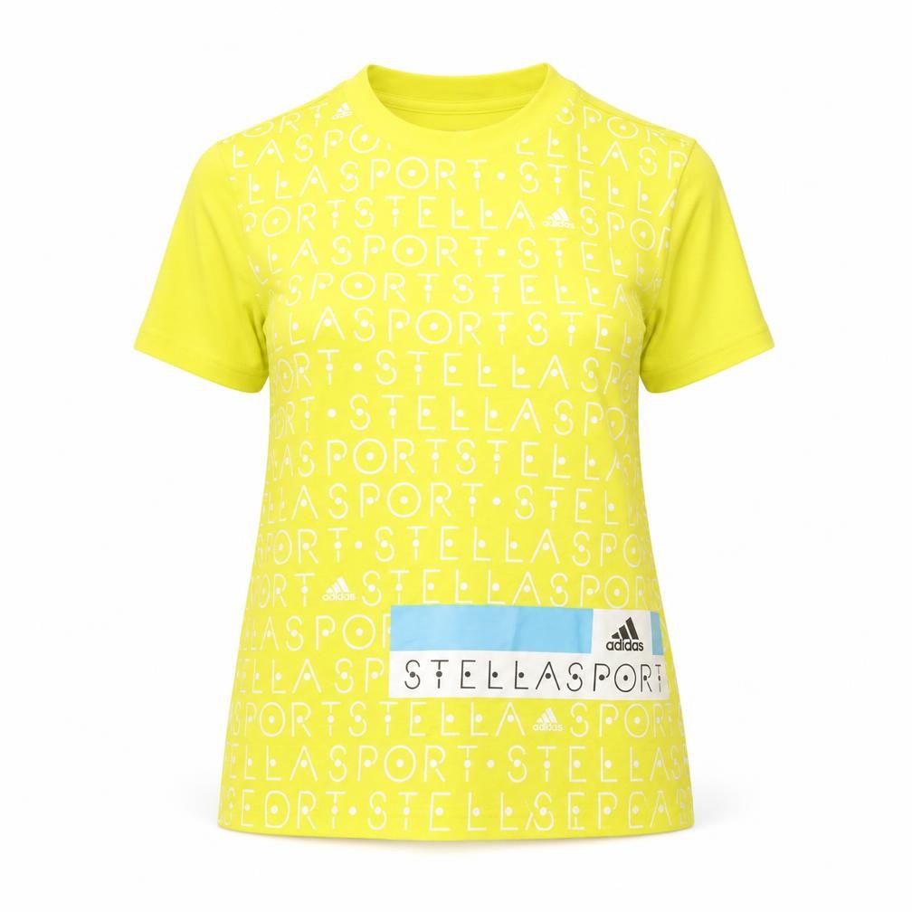 Womens UK Size XS adidas Yellow Basic T-Shirt