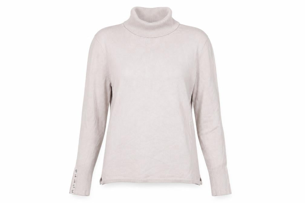 Womens UK Size 10 M&Co Ivory Pullover Jumper
