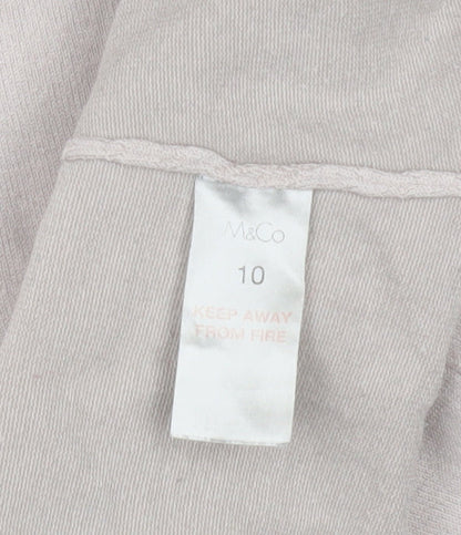 Womens UK Size 10 M&Co Ivory Pullover Jumper