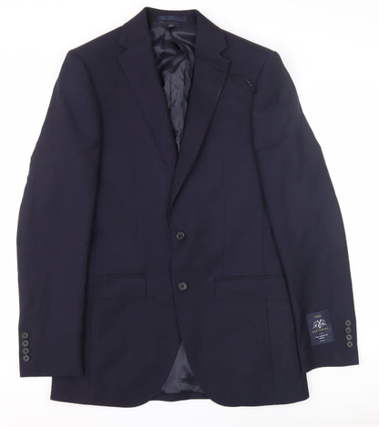 Mens UK Size 36 Marks and Spencer Regular Blue Suit Jacket
