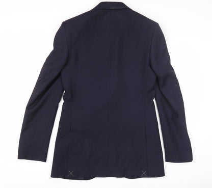 Mens UK Size 36 Marks and Spencer Regular Blue Suit Jacket