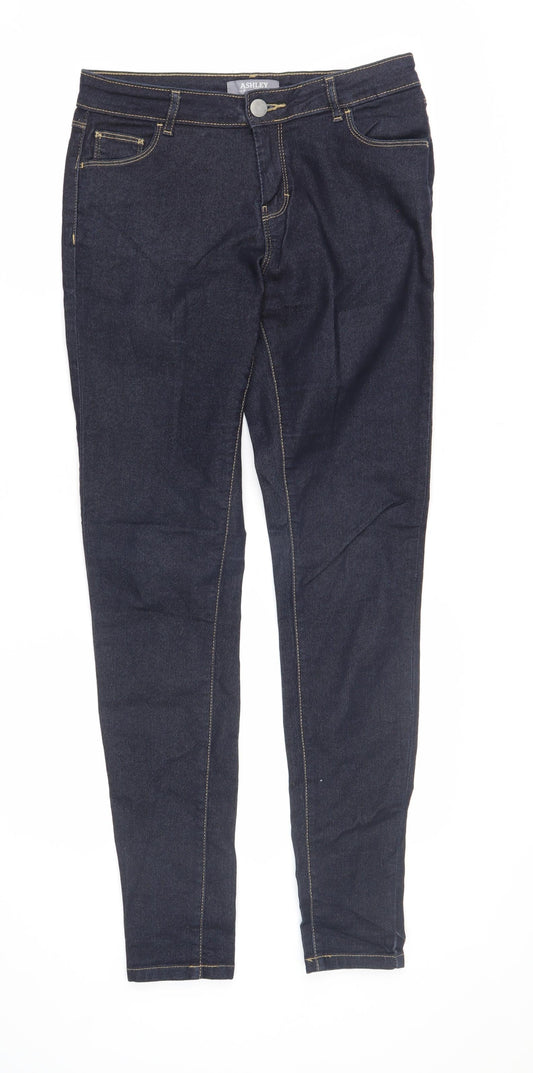 Dorothy Perkins Women's Blue Skinny Jeans Size 10