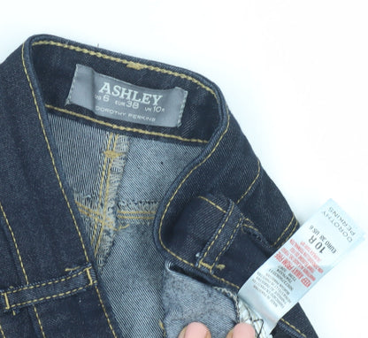 Dorothy Perkins Women's Blue Skinny Jeans Size 10
