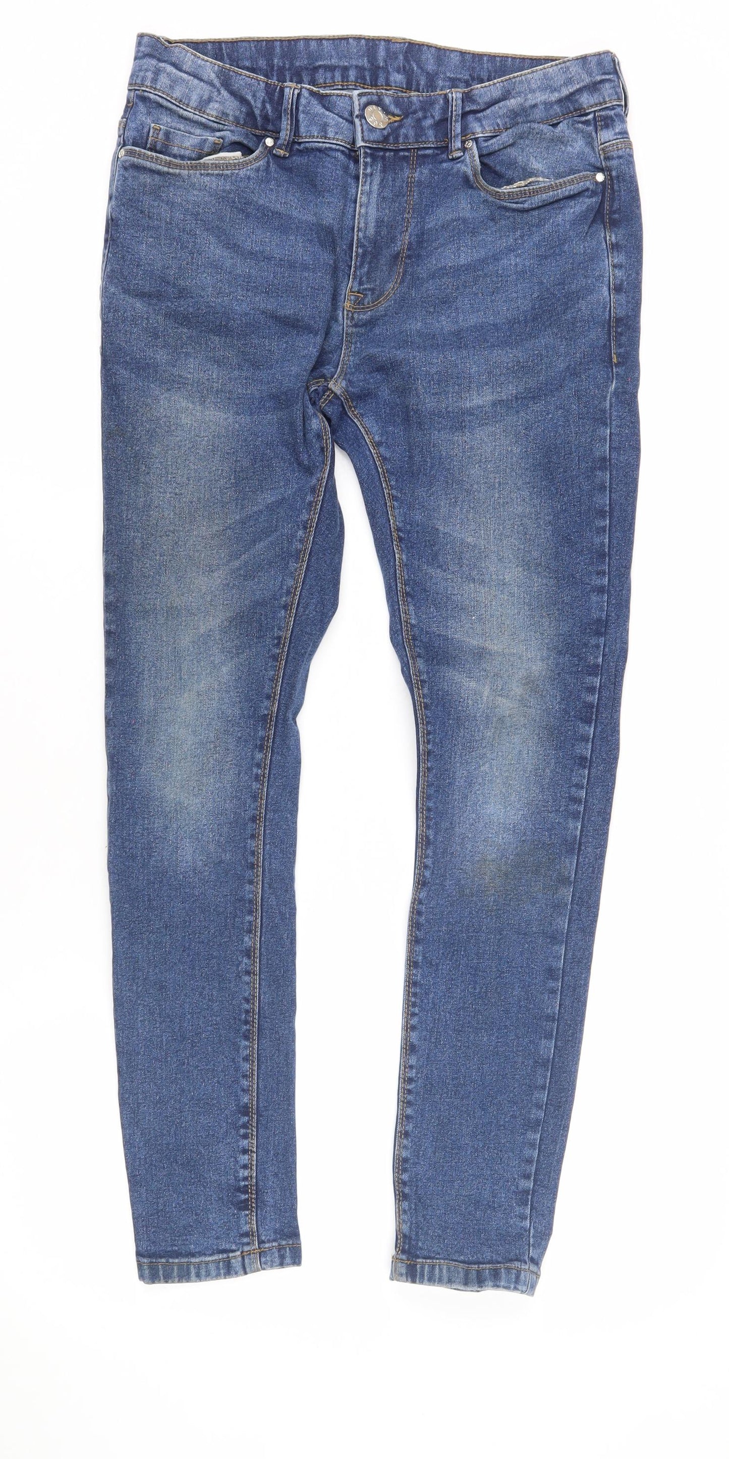 365 Women's Blue Straight Jeans Size S