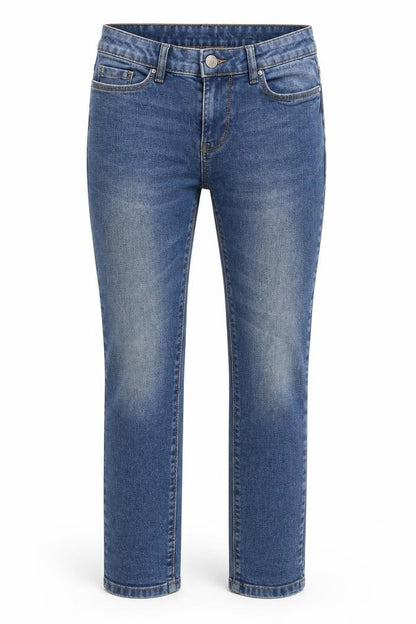 Womens UK Size S 365 Regular Fit Straight Blue Jeans