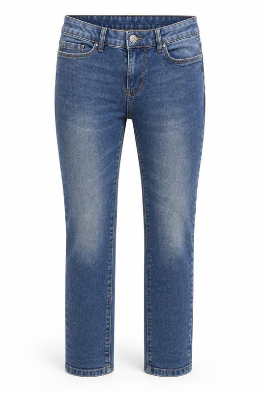 Womens UK Size S 365 Regular Fit Straight Blue Jeans