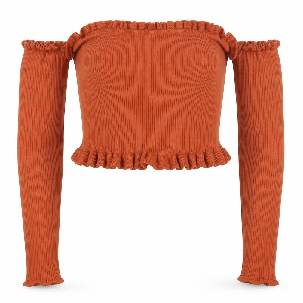 Womens UK Size 16 ASOS Orange Pullover Jumper