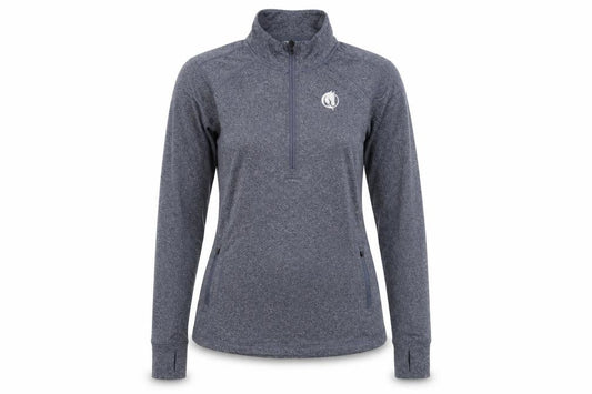 Equestrian Women's Grey Size 8 Long Sleeve Pullover
