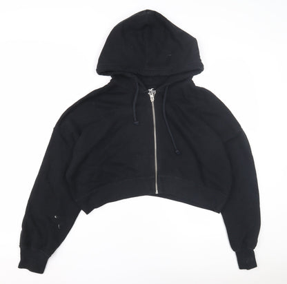 Hollister Womens Black XS Full Zip Hoodie