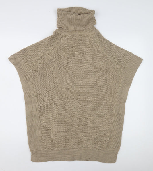 Womens UK Size S Only Beige Cape Jumper