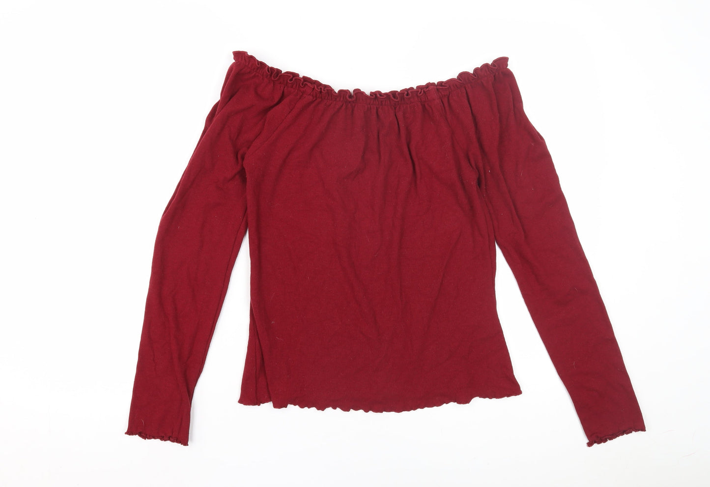 Joe Browns Women's Red Off the Shoulder Blouse Size 12