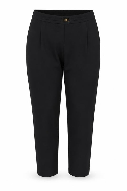 Berkertex Women's Black Trousers, Size 22, Elastic Waist