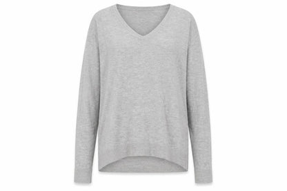 Womens UK Size 8 Mango Grey Pullover Jumper