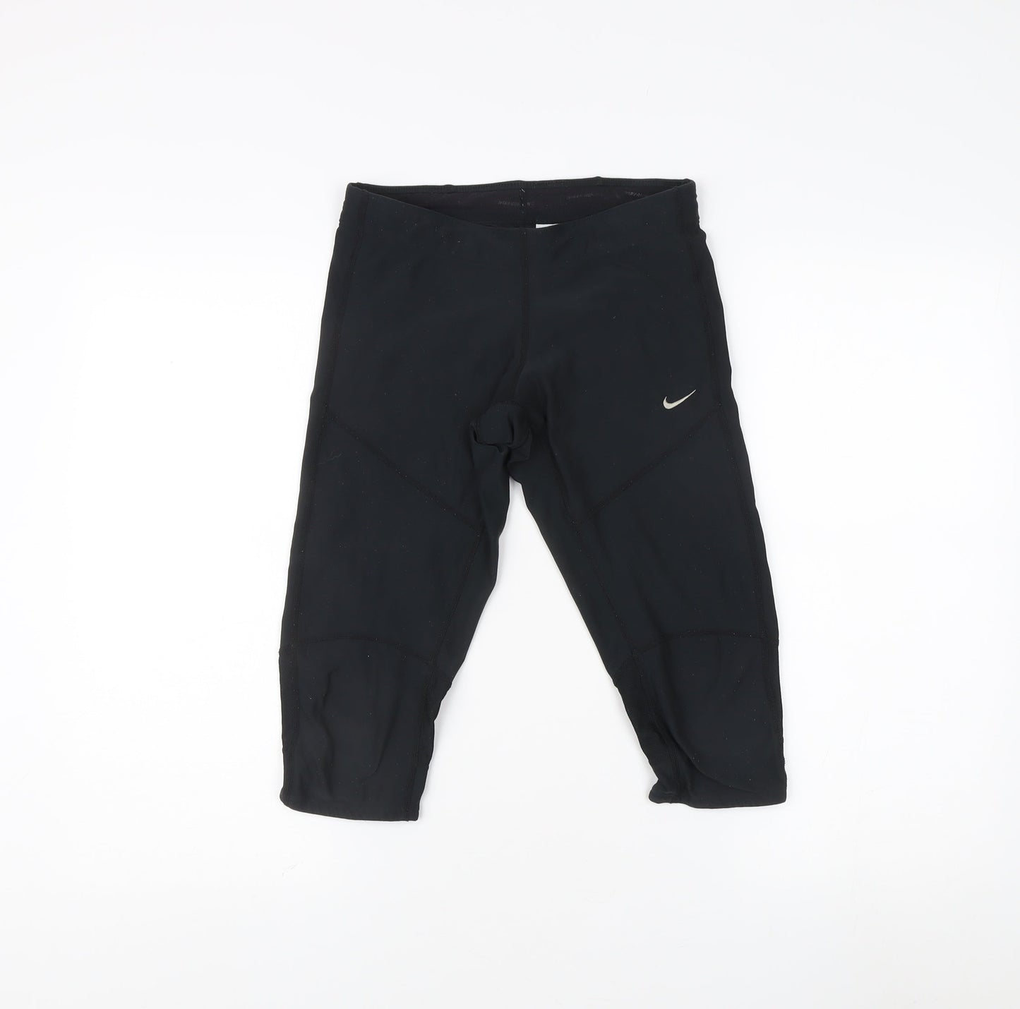 Womens UK Size XS Nike  Cropped Black Leggings