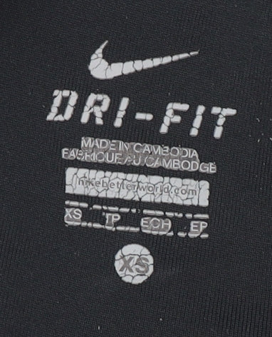 Womens UK Size XS Nike  Cropped Black Leggings