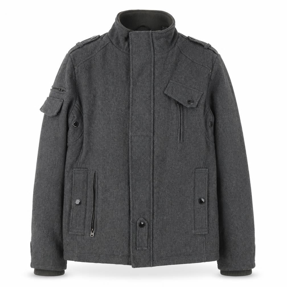 Mens UK Size L Projek Raw Grey Military Jacket