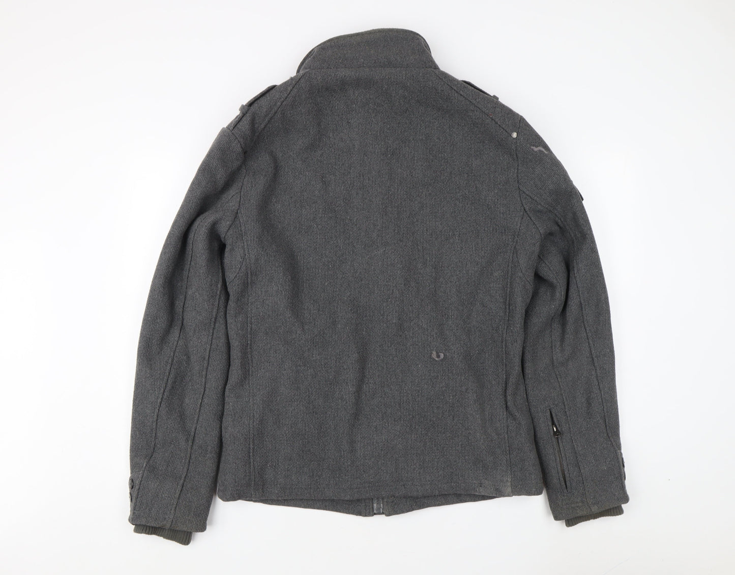 Mens UK Size L Projek Raw Grey Military Jacket