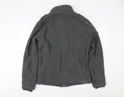 Mens UK Size L Projek Raw Grey Military Jacket