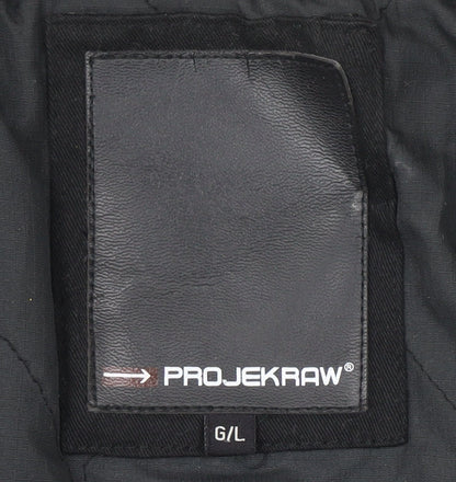 Mens UK Size L Projek Raw Grey Military Jacket