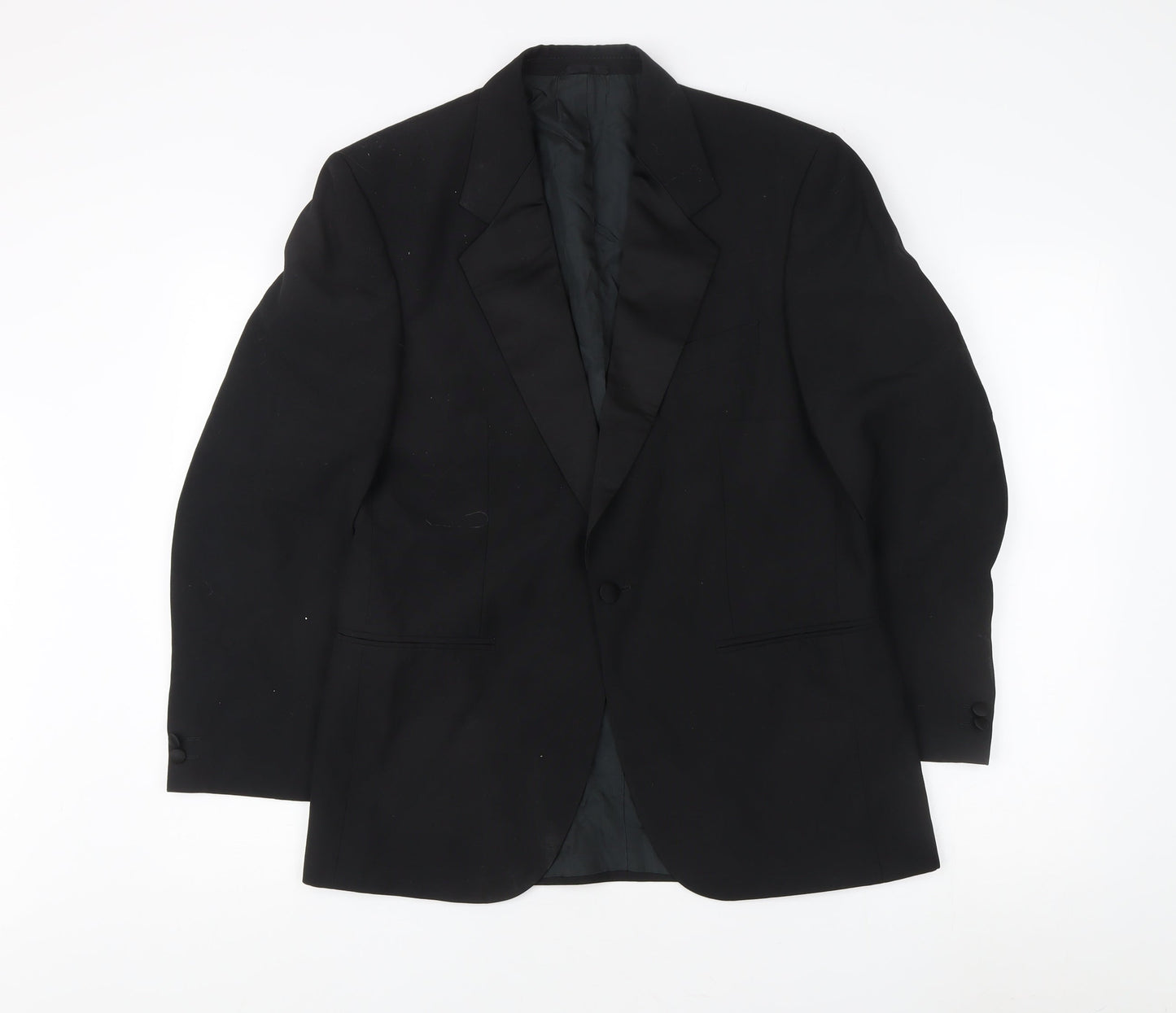 Mens UK Size 38 Mr Harry Regular Black Suit Jacket