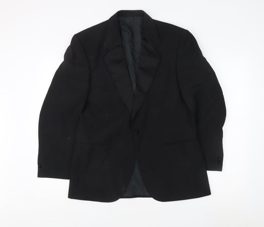Mens UK Size 38 Mr Harry Regular Black Suit Jacket