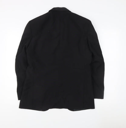 Mens UK Size 38 Mr Harry Regular Black Suit Jacket