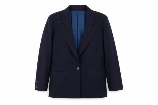 Whimsy Women's Blue Blazer, Size 14, Regular Fit