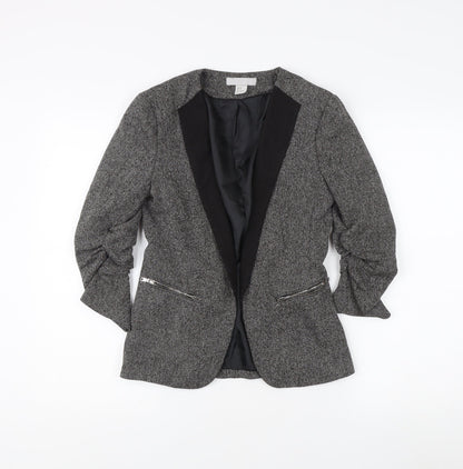 H&M Women's Grey Blazer Size 6 Workwear