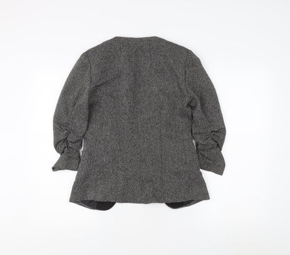 H&M Women's Grey Blazer Size 6 Workwear
