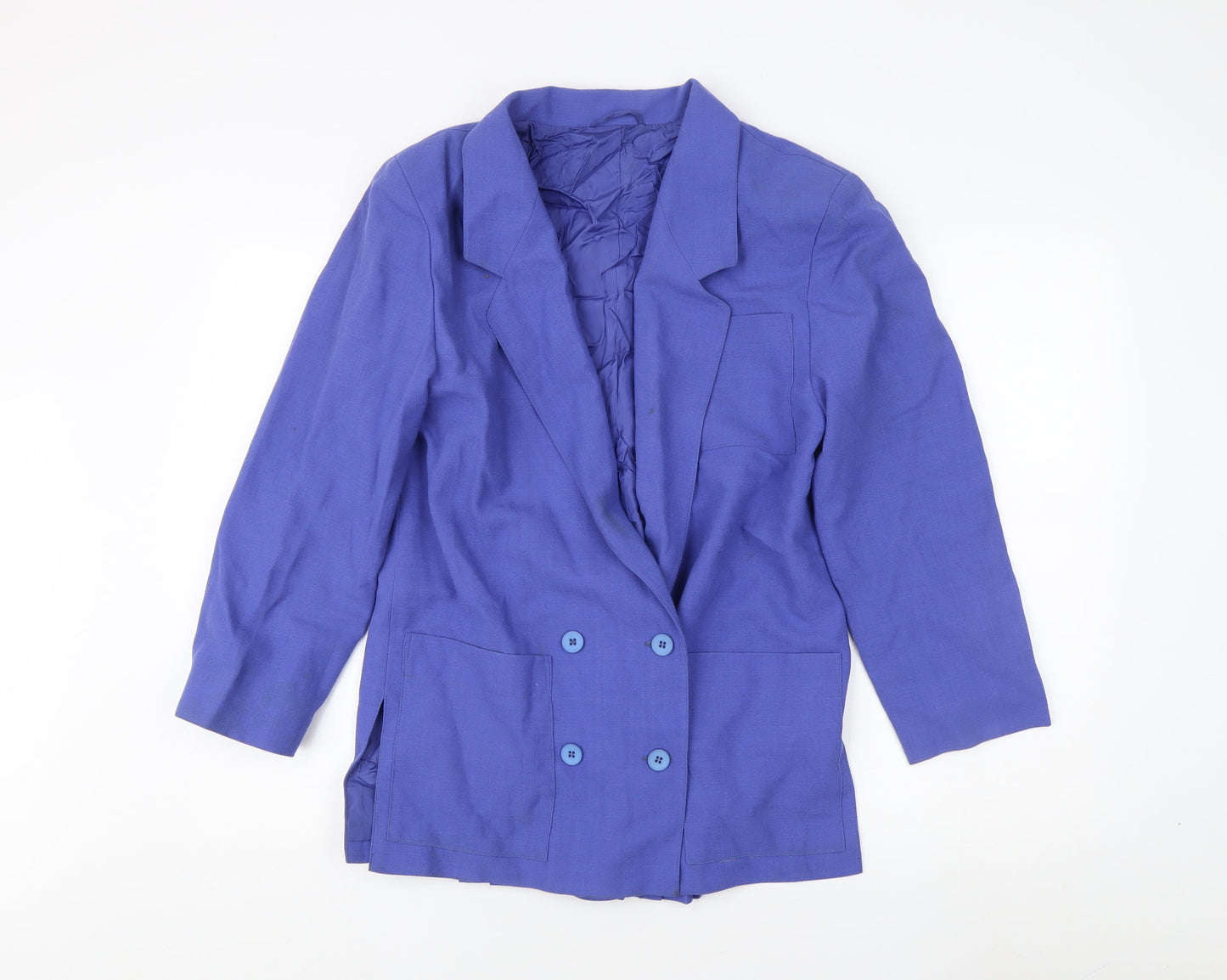 Next Women's Blue Blazer, Size 10, Double-Breasted