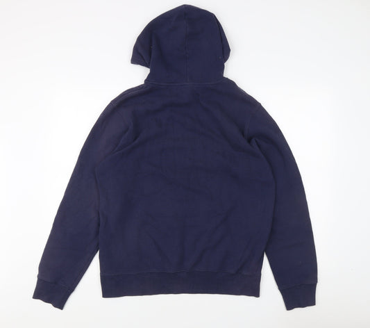 True Religion Men's Blue L Graphic Hoodie