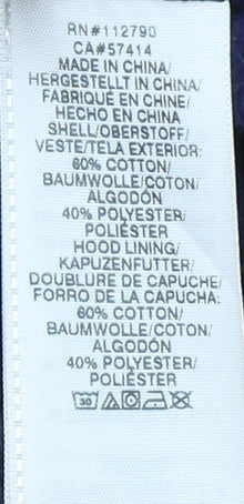 True Religion Men's Blue L Graphic Hoodie