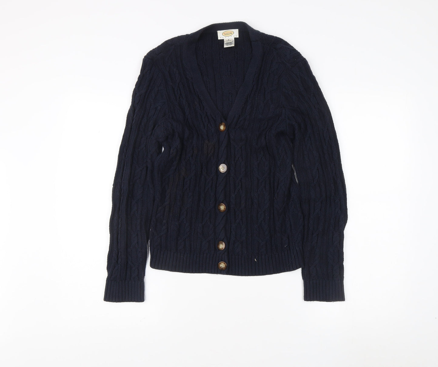 Womens UK Size S Talbots Blue Cardigan Jumper
