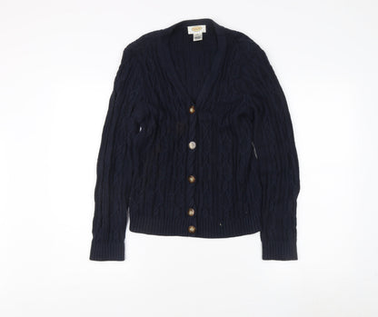 Womens UK Size S Talbots Blue Cardigan Jumper