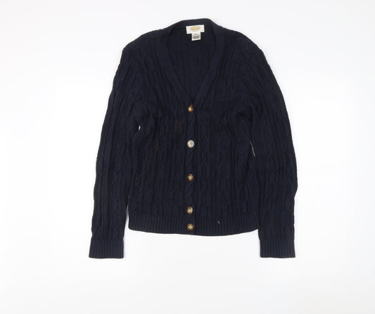 Womens UK Size S Talbots Blue Cardigan Jumper