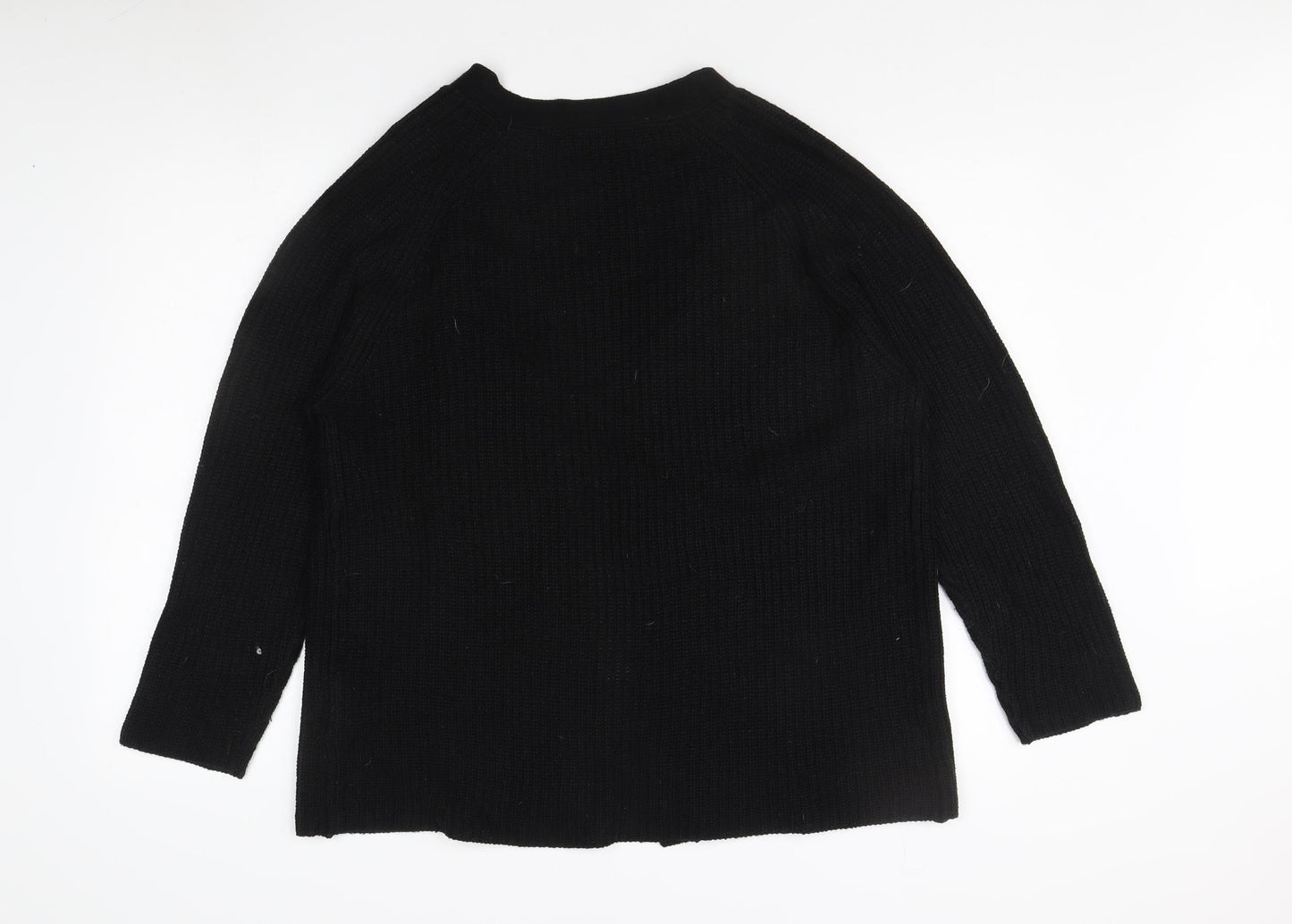 Womens UK Size 12 Brave Soul Black Cardigan Jumper
