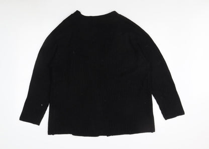 Womens UK Size 12 Brave Soul Black Cardigan Jumper
