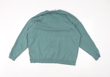Womens UK Size 10 ASOS Green Pullover Sweatshirt