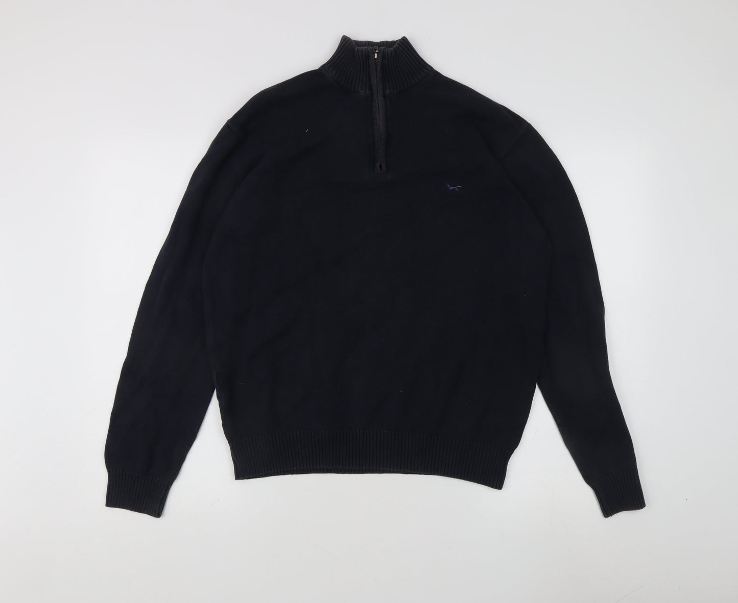 Wolsey Men's Black High Neck Pullover Jumper M